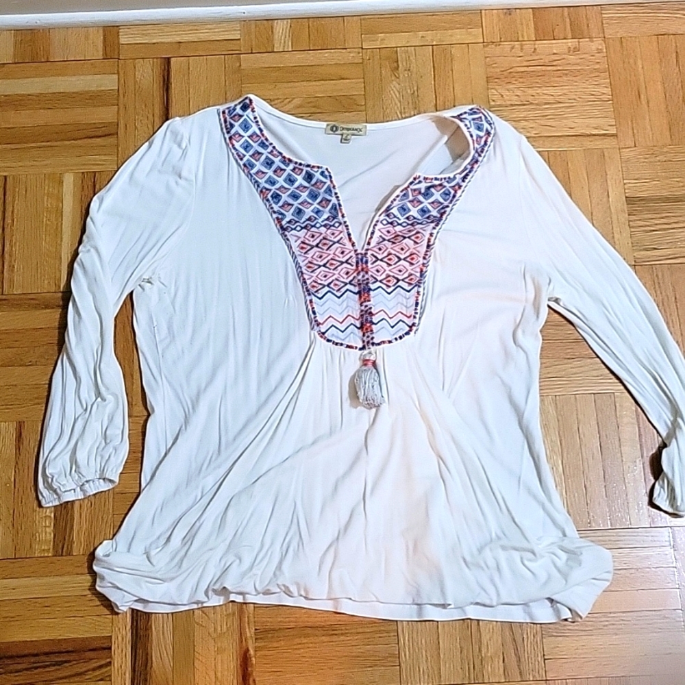 Democracy boho top.